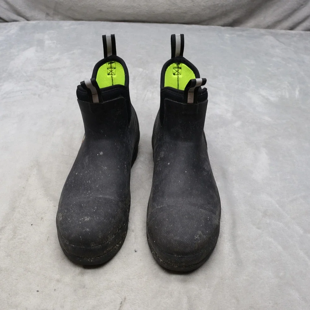 Muck Unisex M9 W10 Work Boots Black Rubber Steel Toe Safety Waterproof 070021